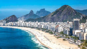 imagem da praia de copacabana
